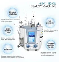 Microdermabrasion Hydro Facial Machine 6 in 1 Hydra Dermabrasion Face Deep Cleanser Skin Care Multifunctional Facial Spa Machine