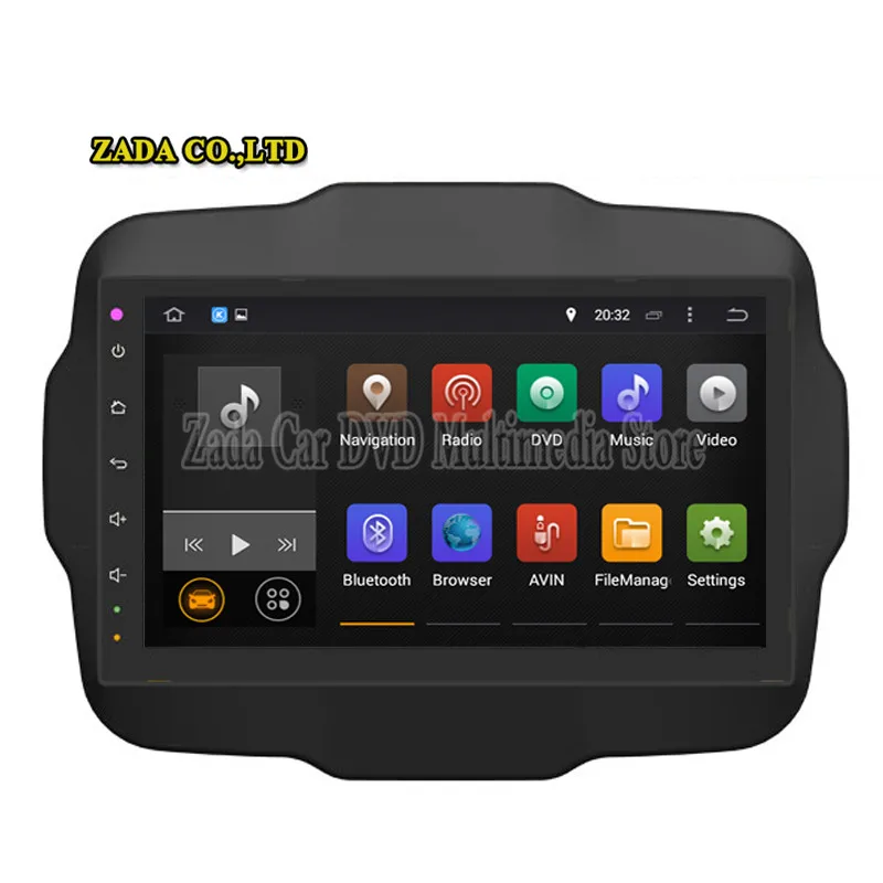 NaviTopia 10 1 дюймов Octa Core 4 ГБ Android 8 0/Android 7 автомобильный DVD gps для JEEP Renegade 2015-поддержка