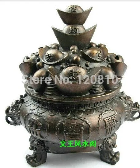 

Bronze statue copper Large three-legged decoration copper