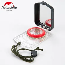 Naturehike Camping Compass Exploration Compass Fluorescent Geologic Compass NH15A003-E kanpas basic competiton orienteering thumb compass free ship ma 40 fs from compass factory