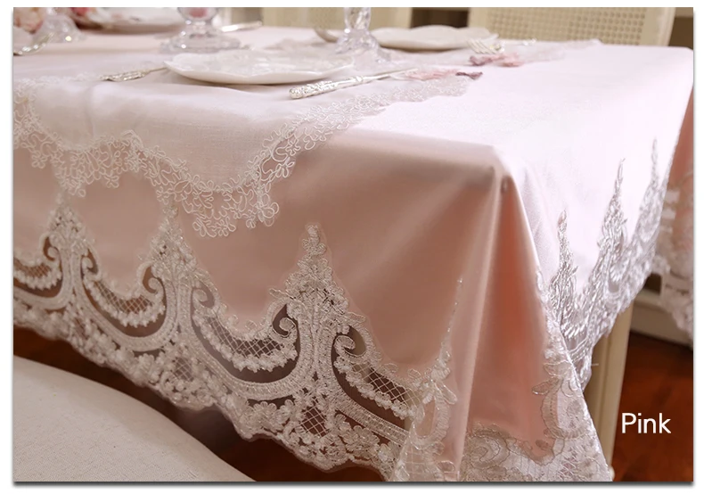 Горячая Распродажа, европейская роскошная скатерть для стола стула, кружевная прямоугольная скатерть, простая Свадебная тканевая накидка на стул