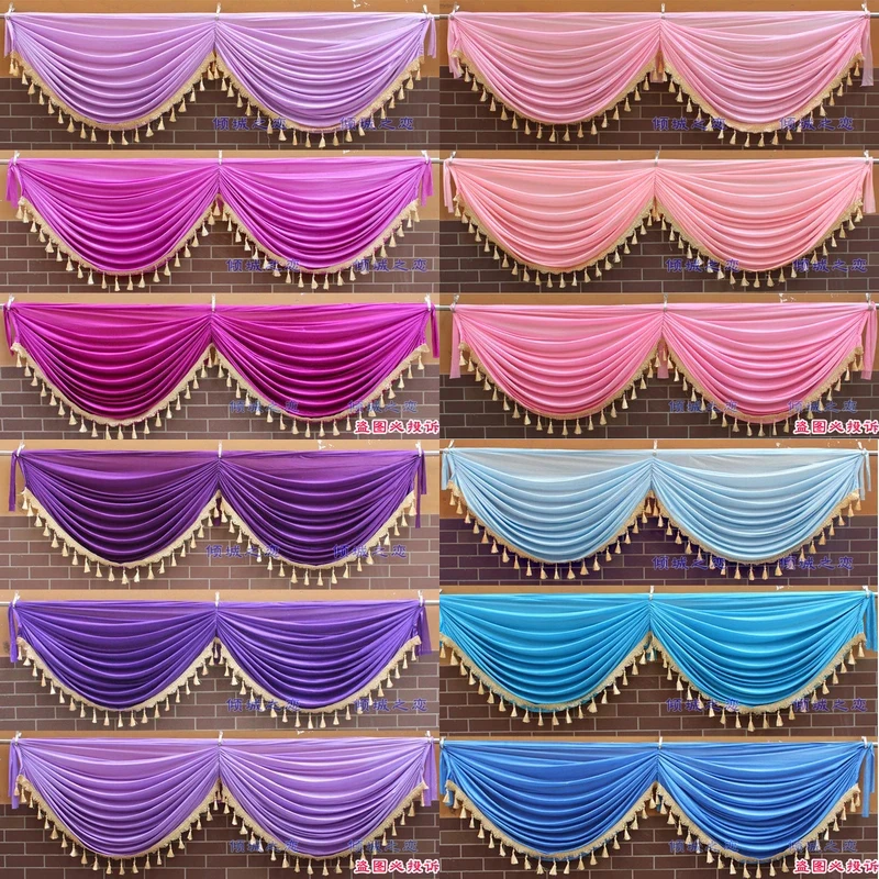 Buy Wedding drapes swags for backdrop decoration