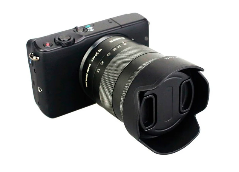 EW-54 EW54 Flower Petal Bayonet Lens Hood Shade Replace EW 54 for Canon EF-M 18-55mm f3.5-5.6 IS STM Len (1)