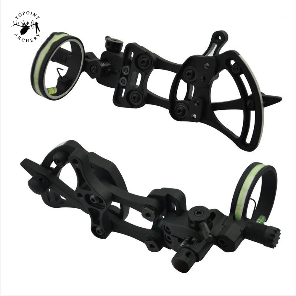 Compound Bow Sight 1 Pin 0.019" with Quickly Adjust Detachable Bracket