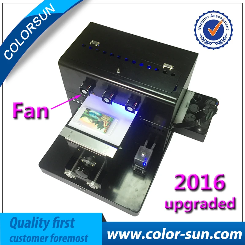 

2017 New Arrival A4 size UV led Flatbed printer for Golf Pen Phone case PVC card on good quality