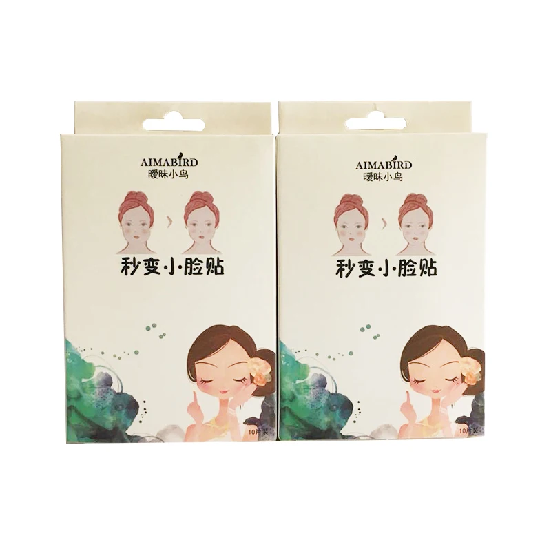 40pcs V Shaper Facial Slimming Sticker Face Lift Tools Facial Lift Up Shape Lift Reduce Fat Chin Facial Thining Stickers