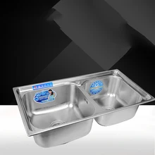 ITAS-9921 Нержавеющая сталь раковина двойной слот один стрейч высокая сторона Кухня Раковина