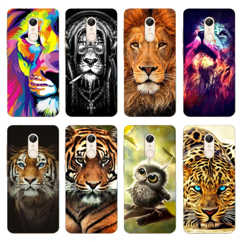 

Soft Case for Xiaomi Redmi 5 Plus Case TPU Silicone Patterned Animal Back Cover Case for Xiaomi Redmi 5 Redmi5 5Plus Case