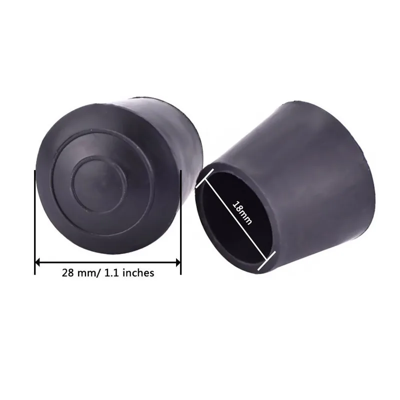 4 Pcs Black Rubber Chair Table Feet Pipe Tube Tubing Chair Table End Caps 18mm 22mm 25mm 4 Pcs Black Rubber Chair Table Feet Pipe Tube Tubing Chair Table End Caps 18mm 22mm 25mm