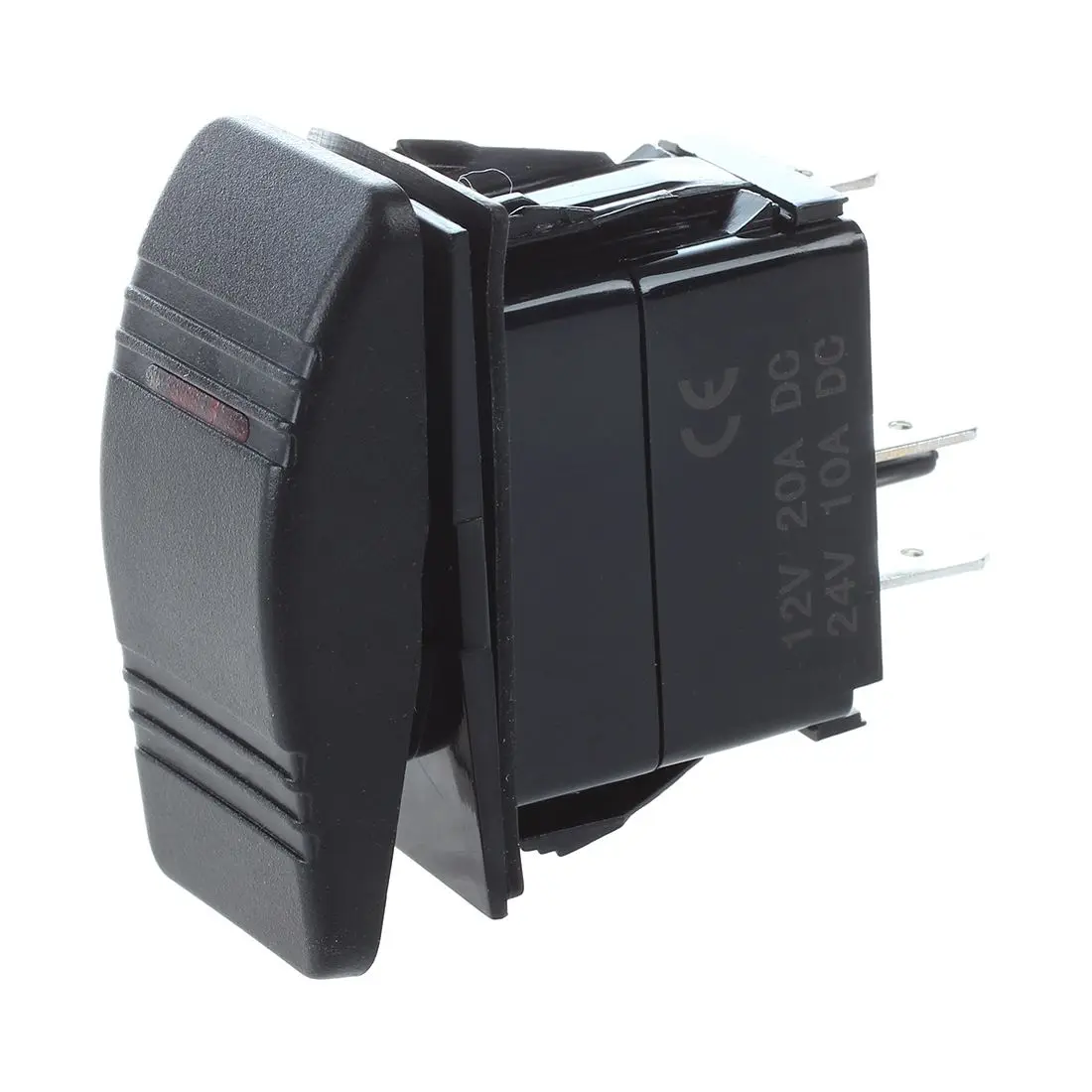 12V Car Boat Rocker LED Light Illuminated SPST ON OFF Switch Waterproof