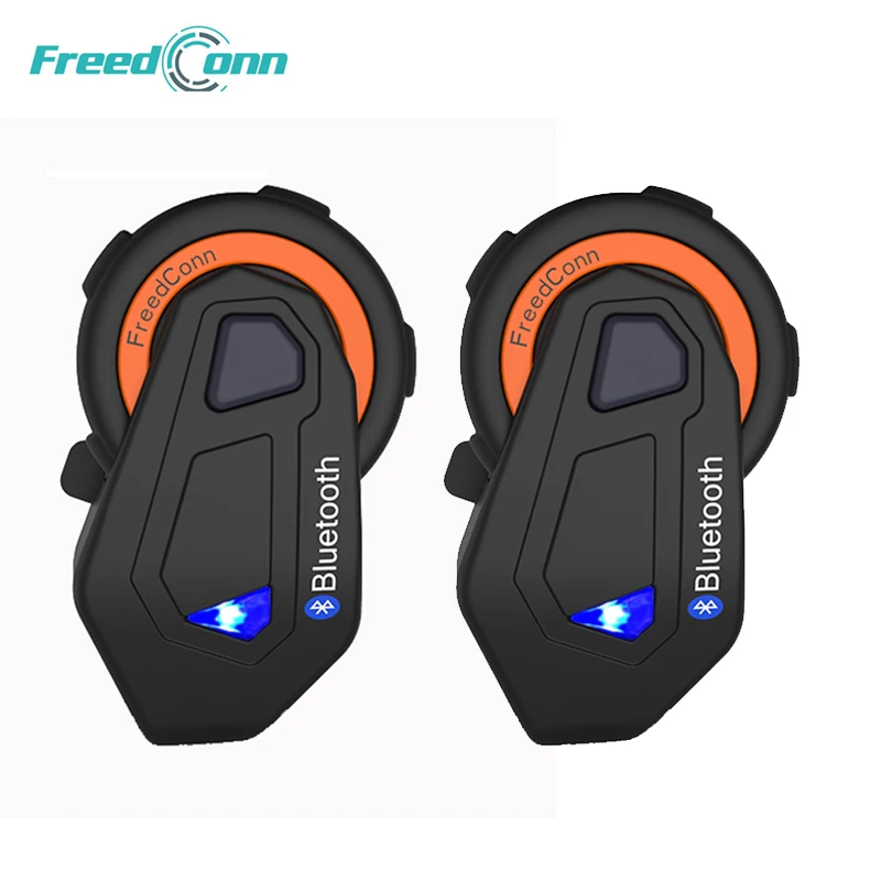 2 шт Freedconn T-max мотоциклетный домофон шлем Bluetooth гарнитура 6 гонщиков группа говорящая fm-радио Bluetooth 4,1+ мягкий наушник