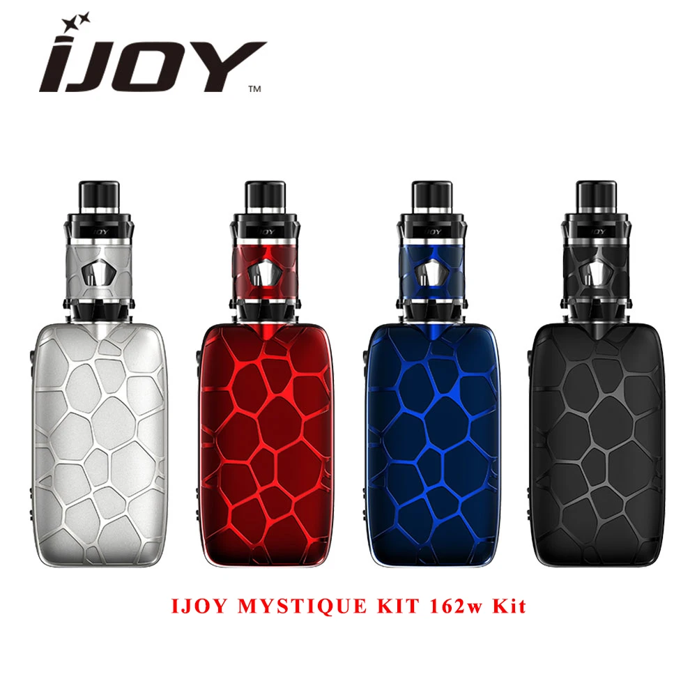 

New arrival IJOY MYSTIQUE KIT Firing fast Vape kit with IWEPAL Chipset 162w Mystique box mod 3ml capacity tank vs drag 2 kit
