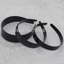 5 шт./лот, 18 мм, 30 мм, 38 мм, 44 мм, черная широкая пластиковая лента для волос, повязка на голову для женщин, ювелирные аксессуары для волос,, F1928