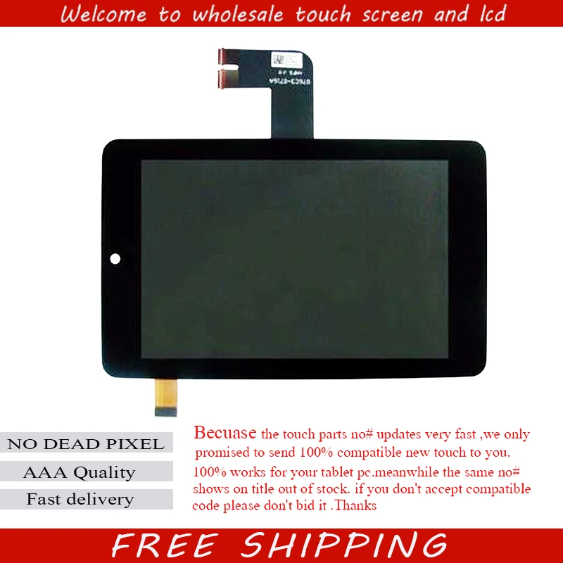 

High Quality 7'' For Asus MemoPad HD7 ME173 ME173X K00B (LG Version) LCD Display+Touch Digitizer Full Assembly+Free Shipping