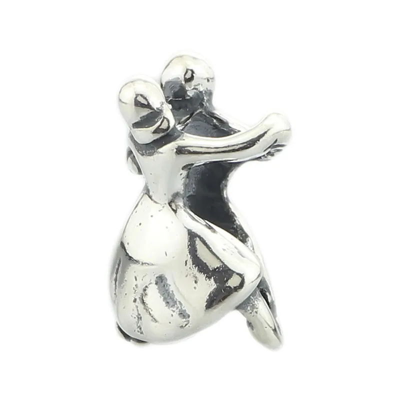 

Jewelry Genuine 925 Sterling Silver Dancing Charm Beads Fit European 3.0mm Bracelet