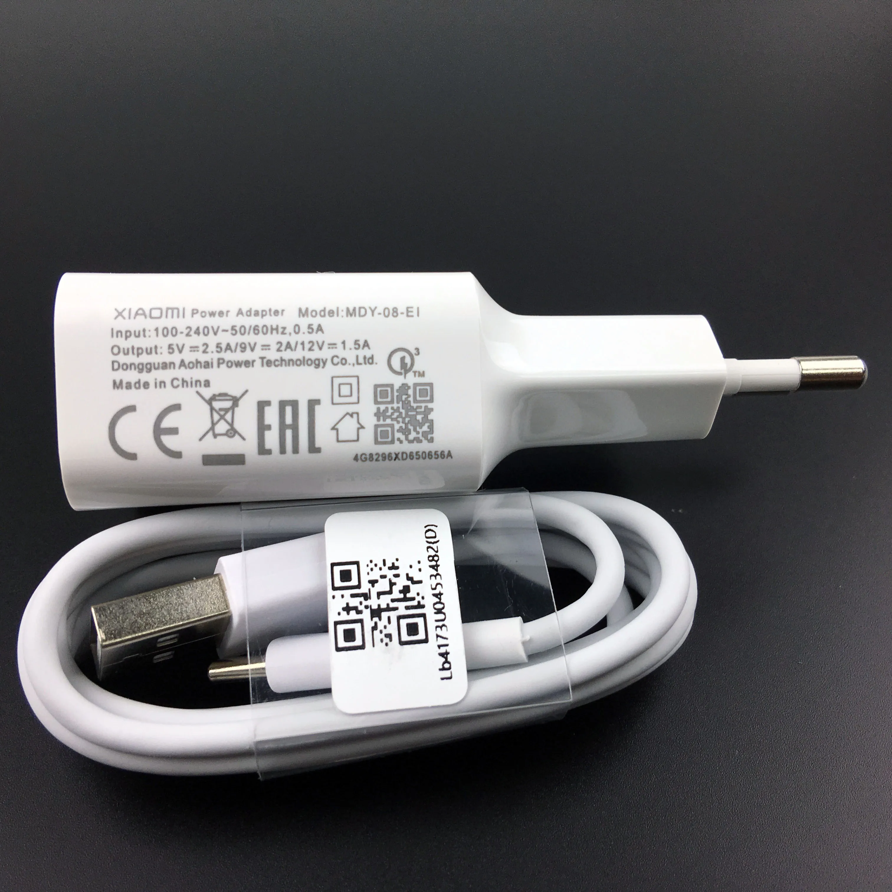 

xiaomi QC3.0 Fast Charger Adapter + Type C Date Cable for Xiaomi CC9 CC9e Mi8se mi6 mix2s mix3 Redmi note 7 Pro K20 K20Pro