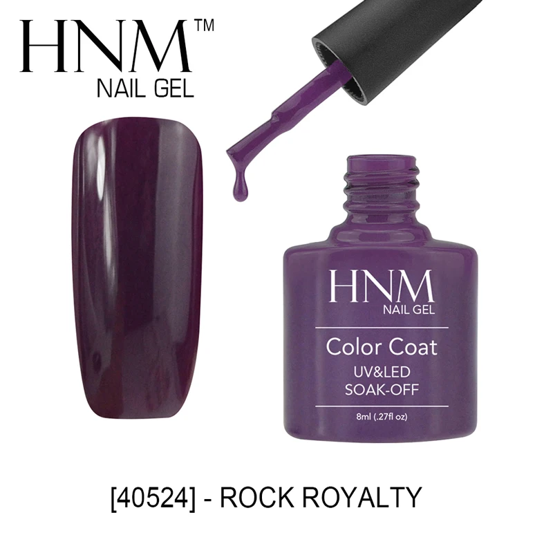 HNM лак для ногтей 8 мл чистый цвет замочить от УФ штамповки краски Лак для ногтей Nail Art Nagellak Lucky лак Гибридный полуперманентные чернила - Цвет: 40524