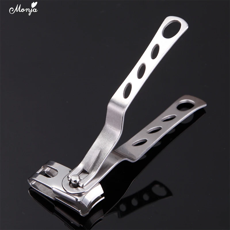 Monja Stainless Steel 360 Degree Rotary Cuticle Nail Clipper Fingernail