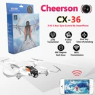 Cheap CX-36C Quadcopter Drones WIFI Quadrocopter Gravity Control By Smartphone camara Drons With Com Camera HD 2.0MP Rc Helicoptero