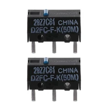 2Pcs Original OMRON D2FC-F-K (50m) Blue Dot Mouse Micro Switch