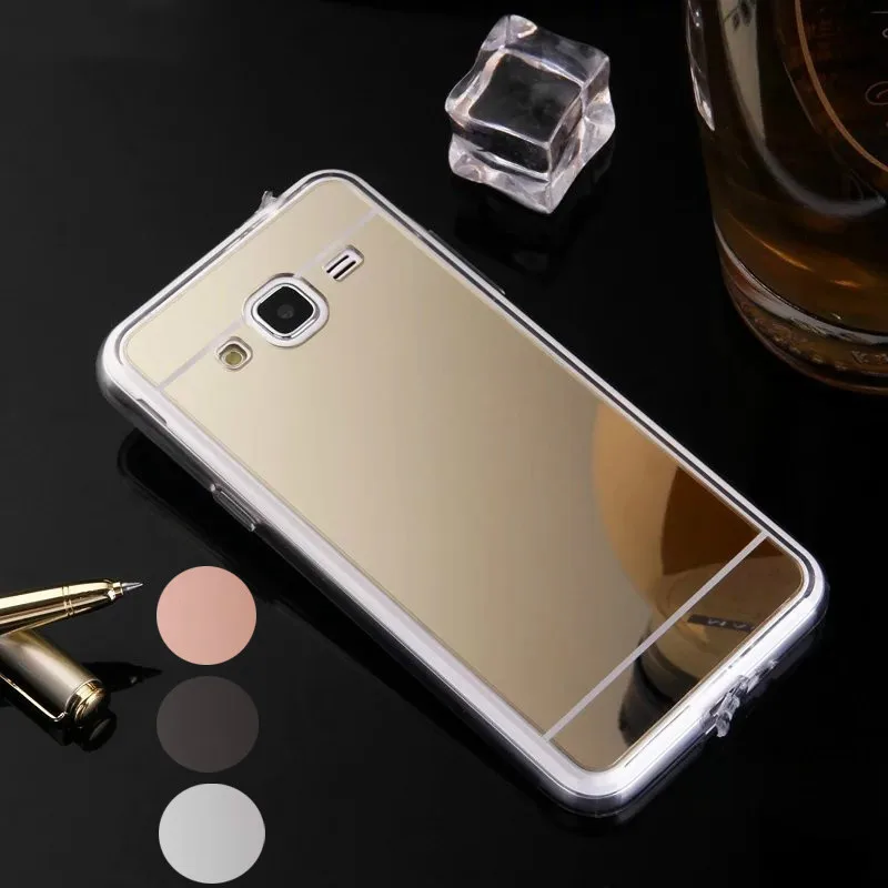 J3 2016 чехол для samsung Galaxy j3109 J320 с зеркальным покрытием ТПУ защитный телефона Fundas (6)