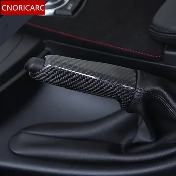 

CNORICARC Carbon fiber Handbrake Holder cover trim for BMW 1/4 series X1 F20 F21 F32 E84 Car interior Pull rod decoration decals