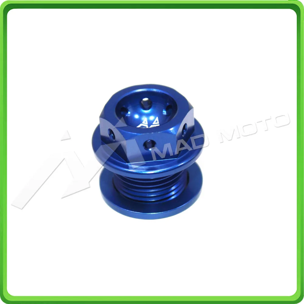 Magnetic Oil Drain Sump Plug M14 x 1.25mm Oil Drain Bolt M14 1.25mm For Suzuki GSX1400 2001-2007 GSX1100F-Katana 1987-1996 BLUE (6)