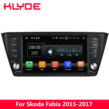 

KLYDE 8" 4G Android 8.0 Octa Core PX5 4GB RAM 32GB ROM BT Car DVD Multimedia Player Radio Stereo For Skoda Fabia 2015 2016 2017