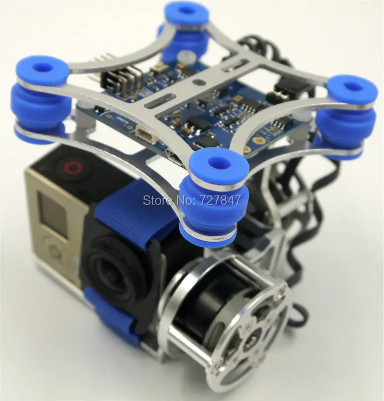 Super Light (only 163g) Brushless Camera Gimbal W/Motors And Controller RTF For DJI Phantom Gopro3 4 FPV Aerial Photography