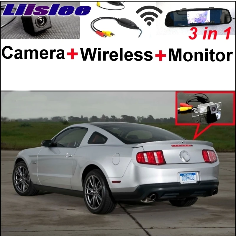 

Liislee 3 in1 Special Rear View Camera + Wireless Receiver + Mirror Monitor Parking System For Ford Mustang GT CS 2005~2014