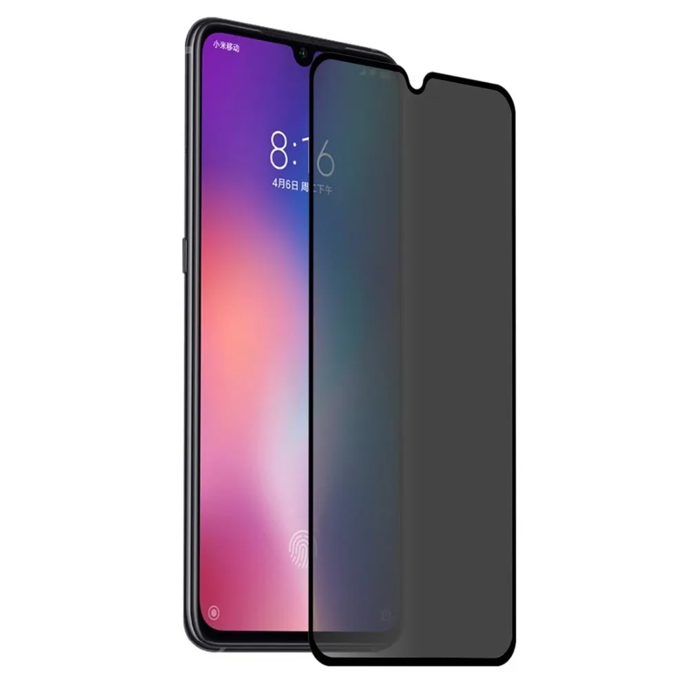 Антишпионское закаленное стекло для Xiaomi mi 9 8 mi 9 SE mi 8 Pro защита экрана против слежения для Red mi Note 7 стекло Pro 7Pro конфиденциальность