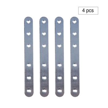 

4PCS Straight Steel Brace Straight Metal Bracket Steel Straight Brace Metal Steel Steel Brace 2019 New Hot