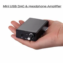 Music Hall Latest Mini TDA1305T USB DAC Audio Decoder Headphone Amplifier PC Sound Card Amplifier