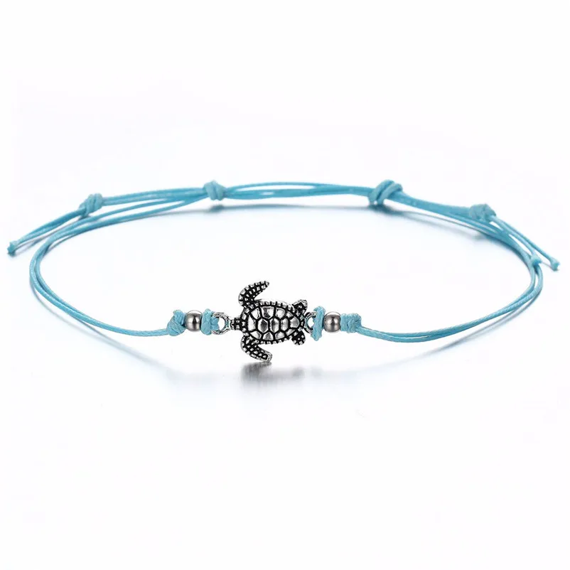 2018 NEW Beads anklets for women Turtle Beach Foot Chain Anklets Vintage Bracelet Foot Jewelry Sandals Pulseras Tobilleras J20#N (10)