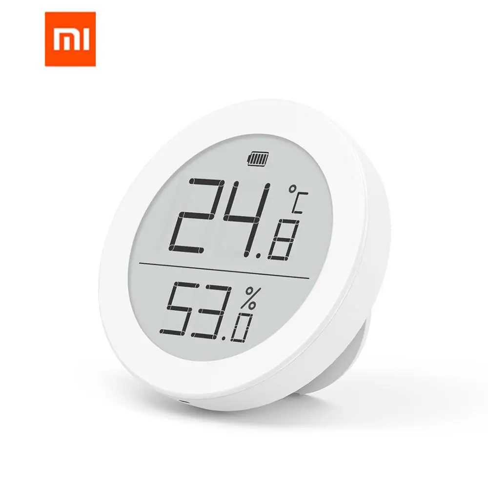 No bluetooth version Xiaomi Cleargrass цифровой измеритель влажности E-Link чернильный экран Высокоточный термометр датчик температуры и влажности ЖК-экран - Цвет: No bluetooth version