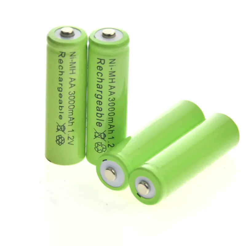 20 шт NiMH 3000mAh 1,2 v AA аккумуляторные батареи 2A Batteria Сад Солнечный Ni-MH светильник светодиодный светильник игрушка Mp3 ячейки Прямая поставка