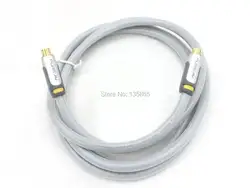 Оригинальными чистый-AV серебро серии S-Video кабель 8 футов 4 Булавки Mini-DIN (m) -4 Булавки av51100-08