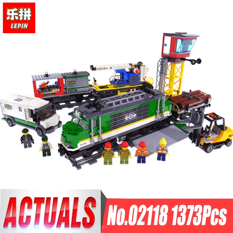 2018 Lepin 02118 City Series RC Cargo Train Set compatible Legoinglys 60198 City Train Building Blocks Bricks Toys For Children 2018 Lepin 02118 City Series RC Cargo Train Set compatible Legoinglys 60198 City Train Building Blocks Bricks Toys For Children