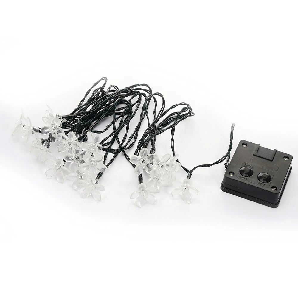 Solar Blossom Lighting font b String b font Waterproof Lights 15 4ft 20 font b LED