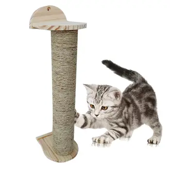 

Cat Scratching Column Pet Climbing Frame Sisal Rope Twine Column Cat Toy Scratching Board Scratching Claw Cat Supplies 20E