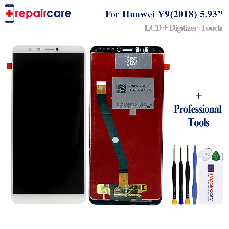 

2018 NEW Original 5.93'' For Huawei Y9 2018 Full LCD Screen Display + Touch Panel Digitizer Assembly Replacement