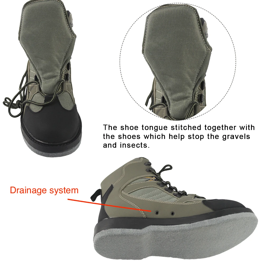 Accessori trampolieri di pesca Marine di combattimento Copre il vestito di gomma impermeabile di inverno di avvio sopra il pantaloni vadeador piede scarpe traspiranti