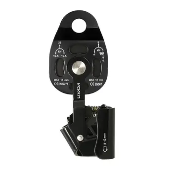 

Lixada Outdoor 25KN Hauling Pulley 8-12MM Rope Slackline Aerial Rescue Protection Rock Climbing Ascender Cam Process Capture