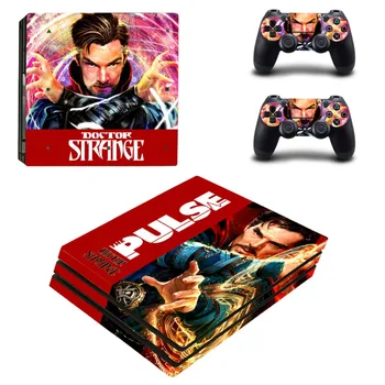 

Marvel Doctor Strange PS4 Pro Skin Sticker Decal for PlayStation 4 Console and 2 Controller PS4 Pro Skin Sticker Vinyl