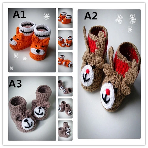 bear baby booties