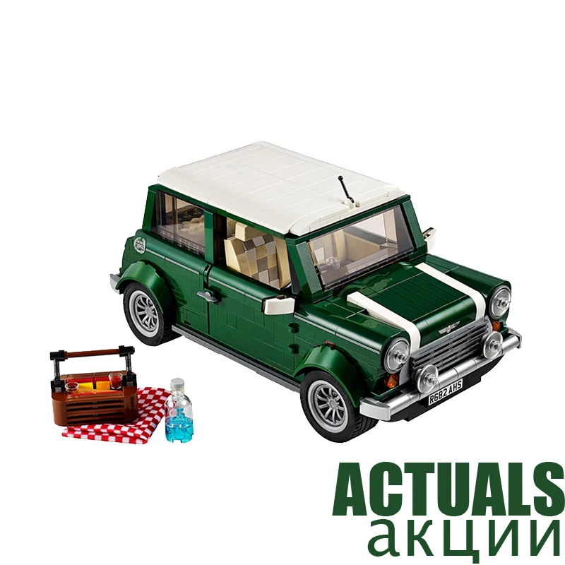 

Yile Creator Expert Mini Cooper model Building Kit Blocks Bricks Compatible 10242 Technic car Toys for children gift Vehicle DIY