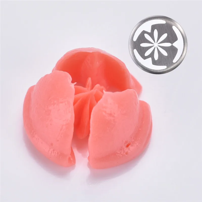 

VOGVIGO New Icing Nozzles 1PC DIY Stainless Steel Nozzles Icing Piping Nozzles Tips Cake Decorating Tools Sugarcraft Pastry Tool