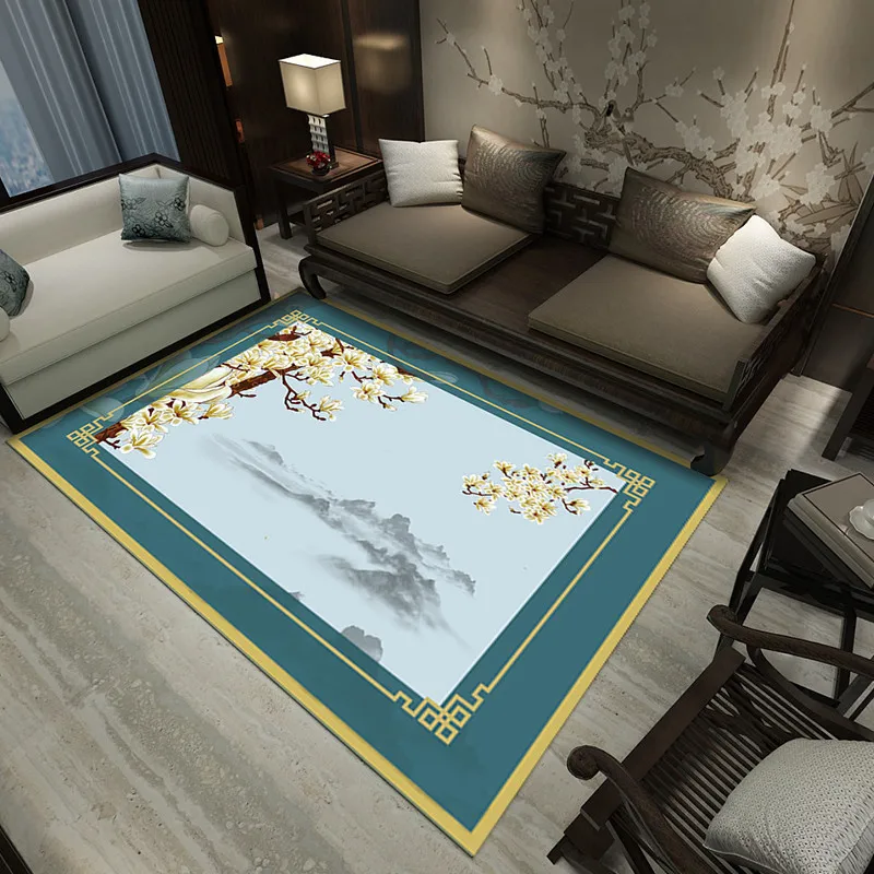 Традиционные китайские ковры для гостиной 3D печать ковер спальни домашний декор