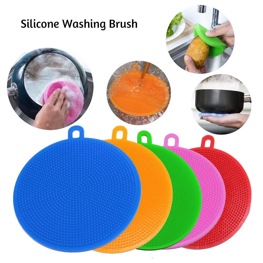 Buy Multi purpose Safe Silicone Brush Cleaning Mat