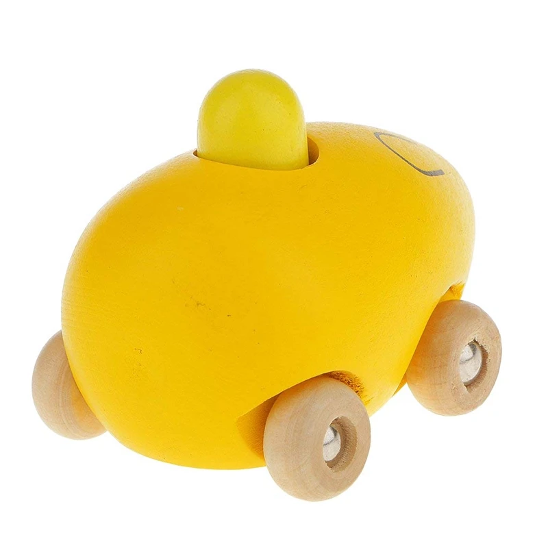 Children Baby Toys Mini Wooden Sound BB Mouse Car Shape Model